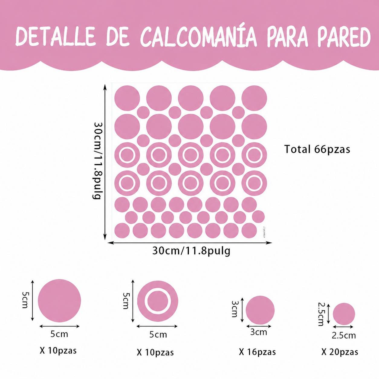 Stickers decorativos PVC para pared cuarto infantil