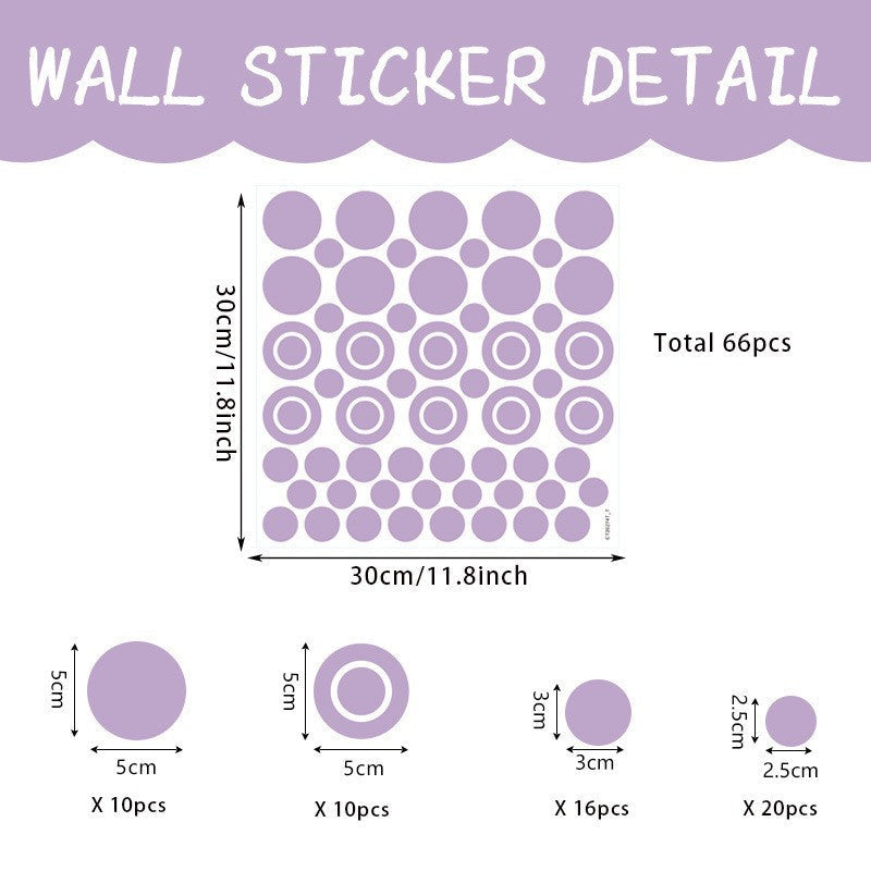 Stickers decorativos PVC para pared cuarto infantil