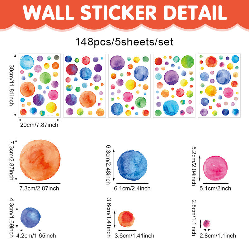 Stickers decorativos PVC para pared cuarto infantil