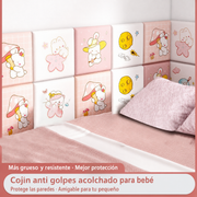 Protector de pared acolchado para bebé 34×34 cm - 1