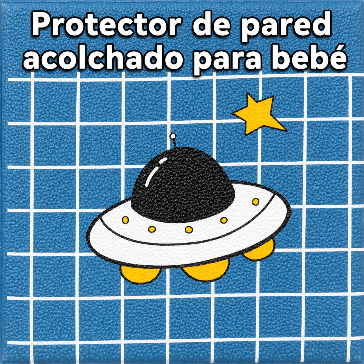 Protector de pared acolchado para bebé 34×34 cm - 2