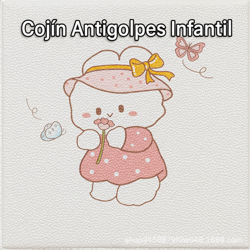 Protector de pared acolchado para bebé 34×34 cm - 3