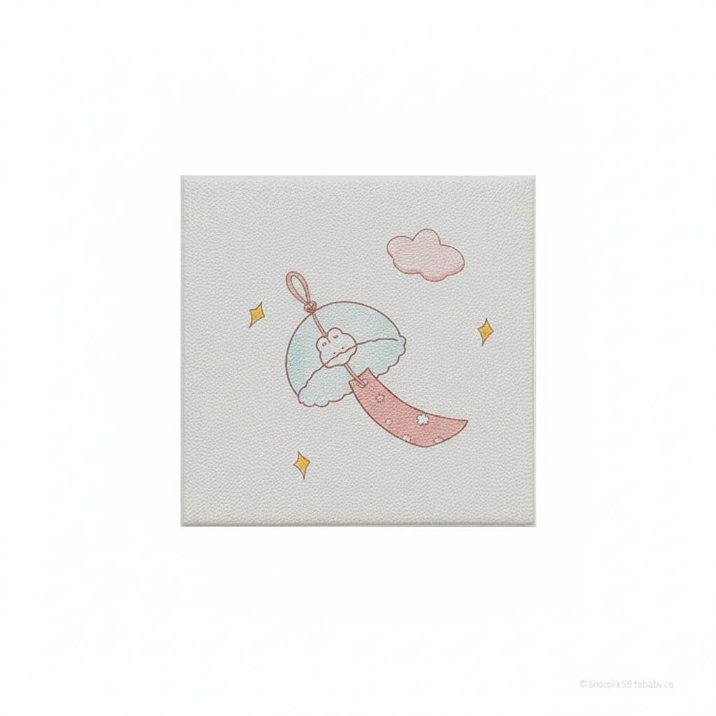 Protector de pared acolchado para bebé 34×34 cm - 9