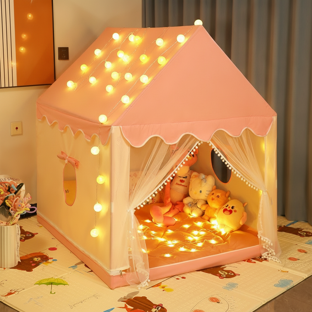 Casa de juegos para niñas tienda campaña interior - 1