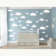 Stickers de nubes autoadheribles set 48 piezas - 1