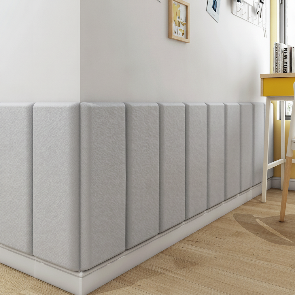 Panel Acolchado Autoadhesivo Antigolpes para Pared - 2