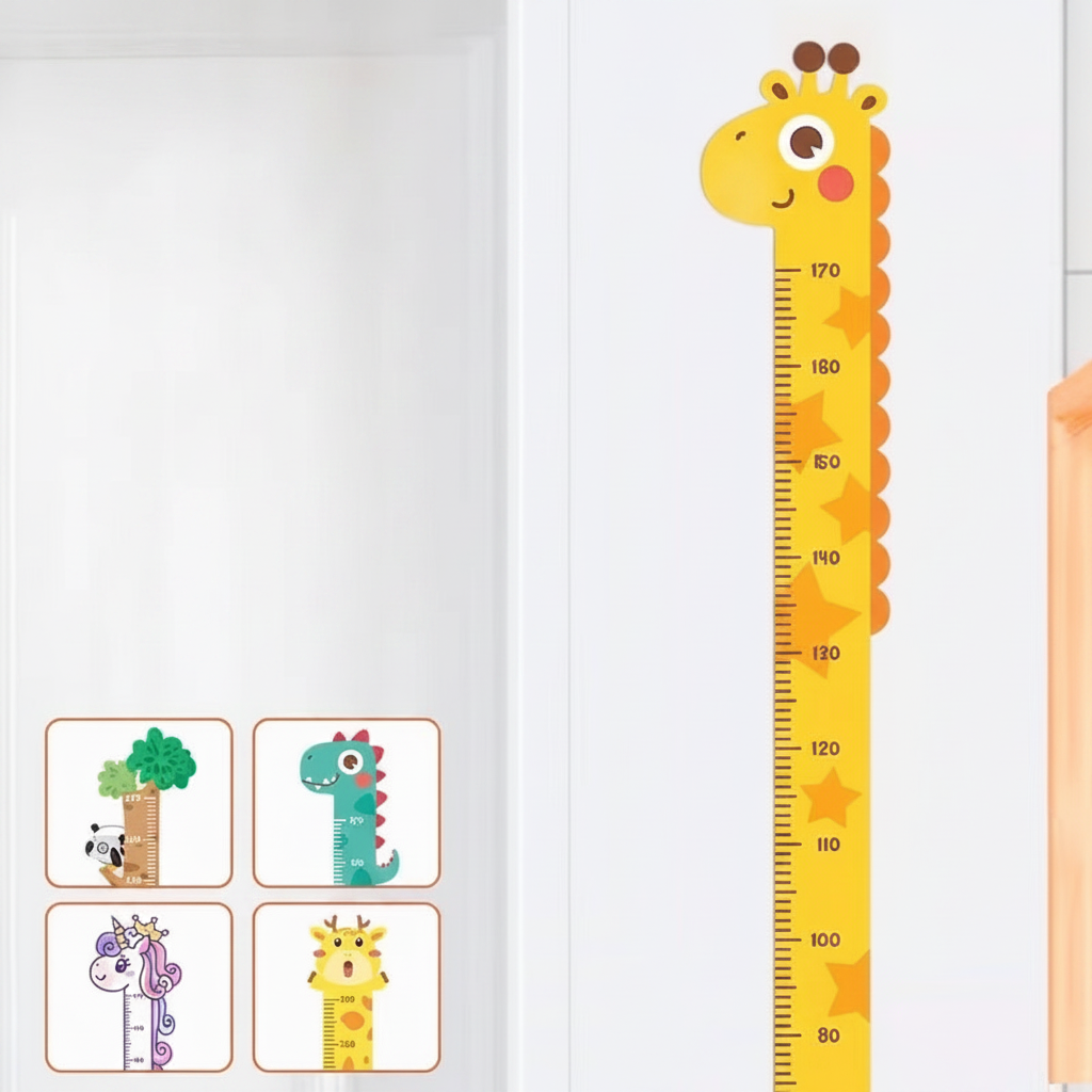 Regla de altura infantil sticker decorativo para pared - 2