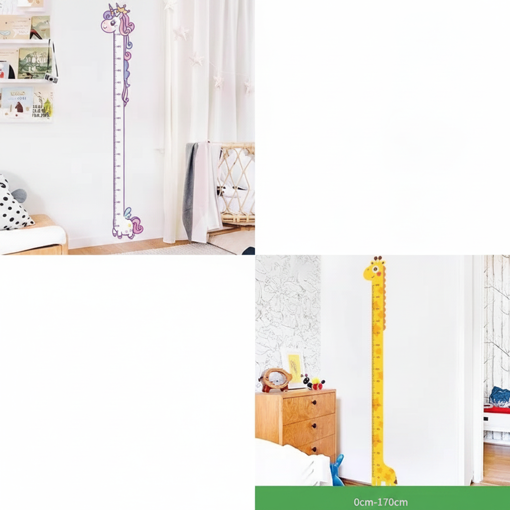 Regla de altura infantil sticker decorativo para pared - 6
