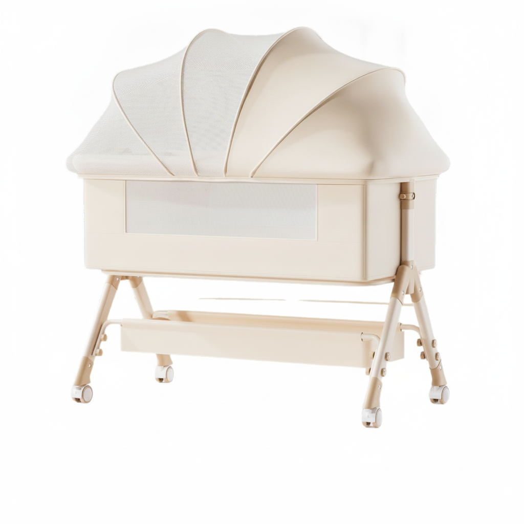 Cuna plegable multifuncional para bebé con mosquitero - 5