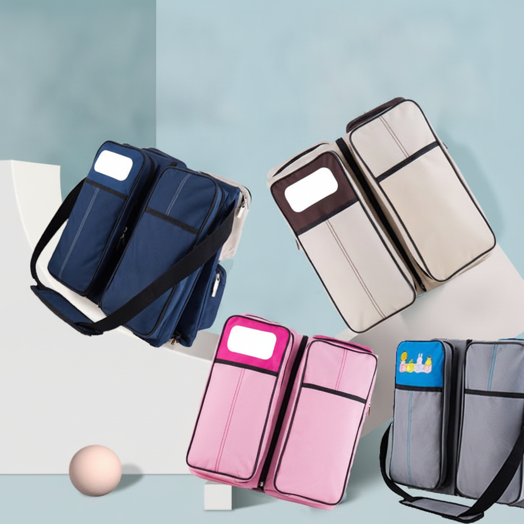 Cuna Portátil Plegable para Bebé con Bolso de Viaje - 11