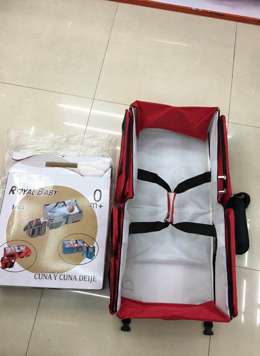 Cuna Portátil Plegable para Bebé con Bolso de Viaje - 2