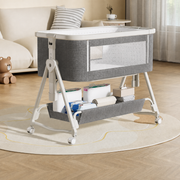 Cuna para bebé plegable y multifuncional con moisés - 1