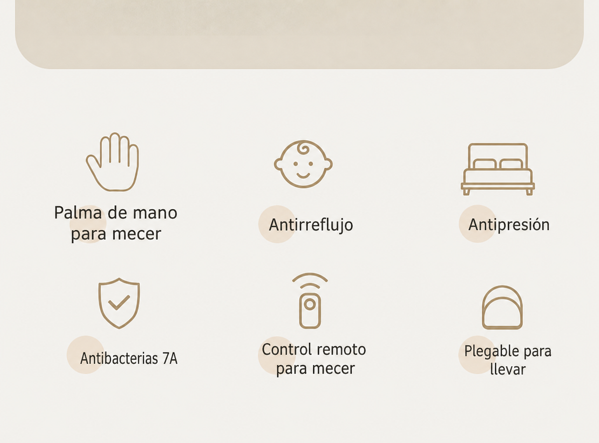 Cuna Portátil para Bebé con Ruedas y Diseño Plegable - 13