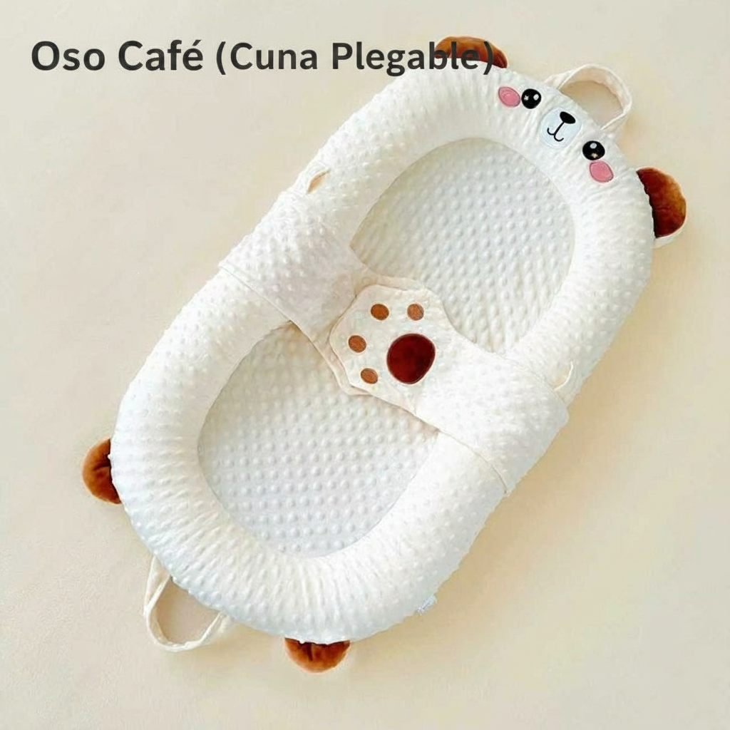 Cuna Portátil para Bebé con Ruedas y Diseño Plegable - 3
