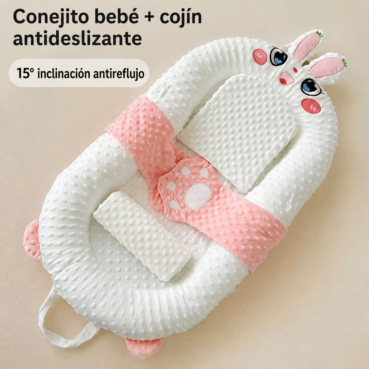 Cuna Portátil para Bebé con Ruedas y Diseño Plegable - 9