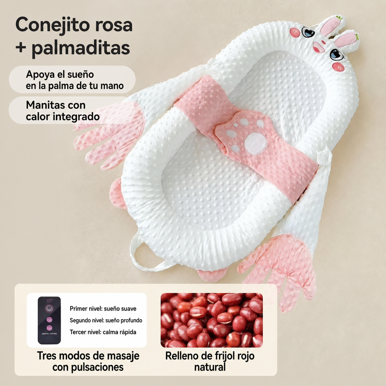 Cuna Portátil para Bebé con Ruedas y Diseño Plegable