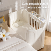 Cuna plegable portátil Baby Pods con ruedas y mosquitero - 1