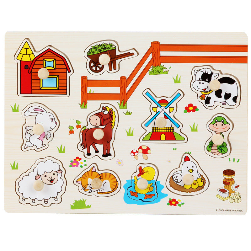 Juguetes de Madera Educativos para Niños 3-6 Años