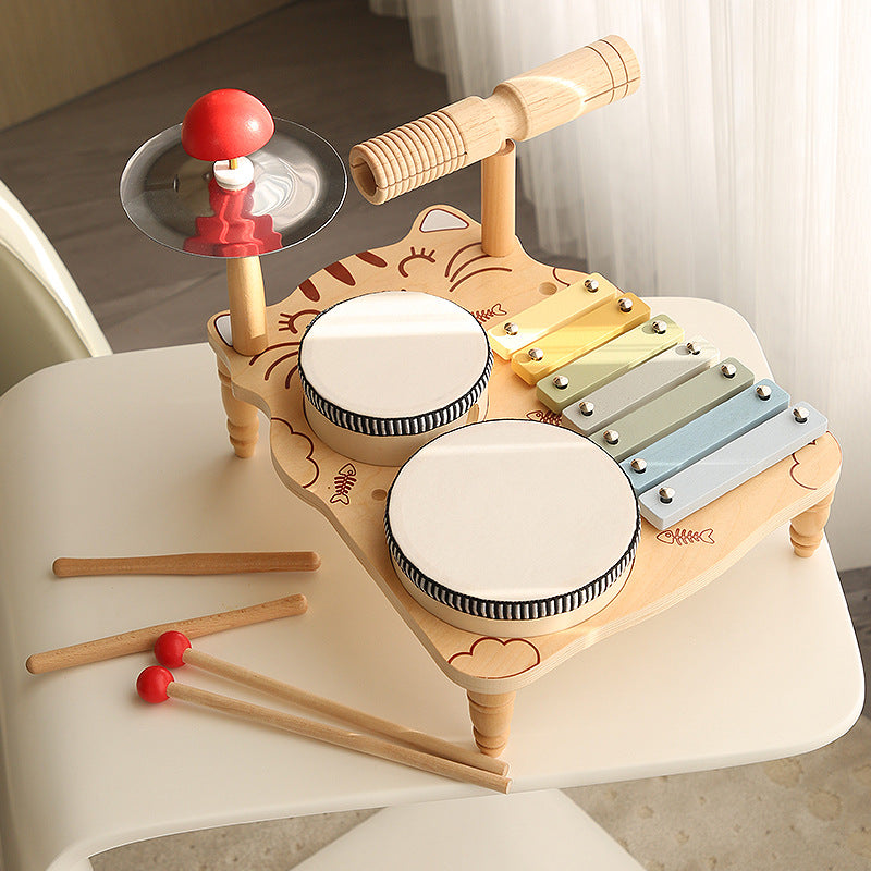 Kit de percusión de madera para niños 4-6 años - 2