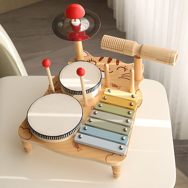 Kit de percusión de madera para niños 4-6 años - 3