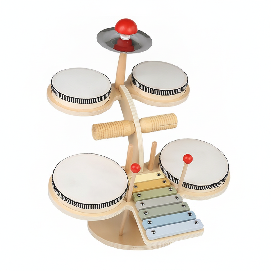 Kit de percusión de madera para niños 4-6 años - 6