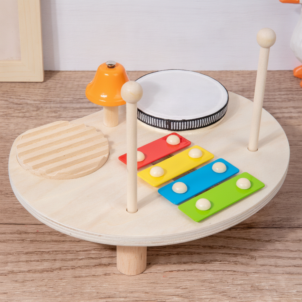 Kit de percusión de madera para niños 4-6 años - 8