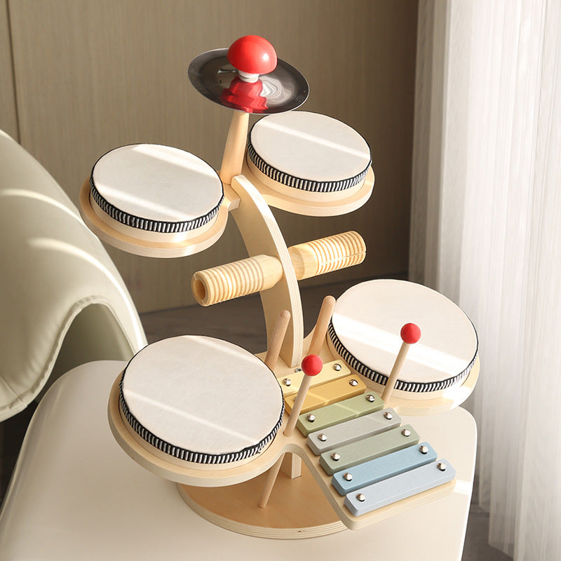Kit de percusión de madera para niños 4-6 años