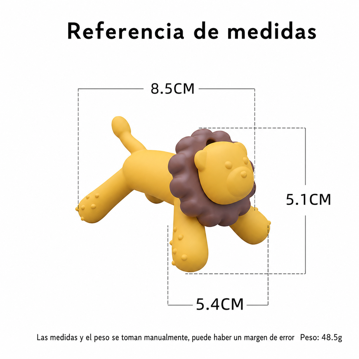 Mordedor de Silicona para Bebé León y Abeja - 5