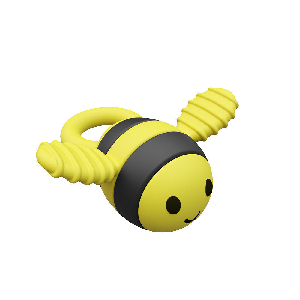 Mordedor de Silicona para Bebé León y Abeja