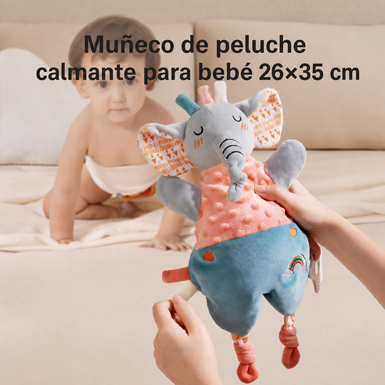 Muñeco de peluche calmante para bebé - 2