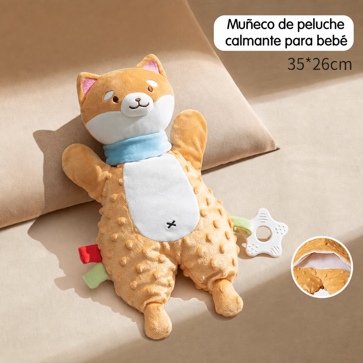 Muñeco de peluche calmante para bebé - 5
