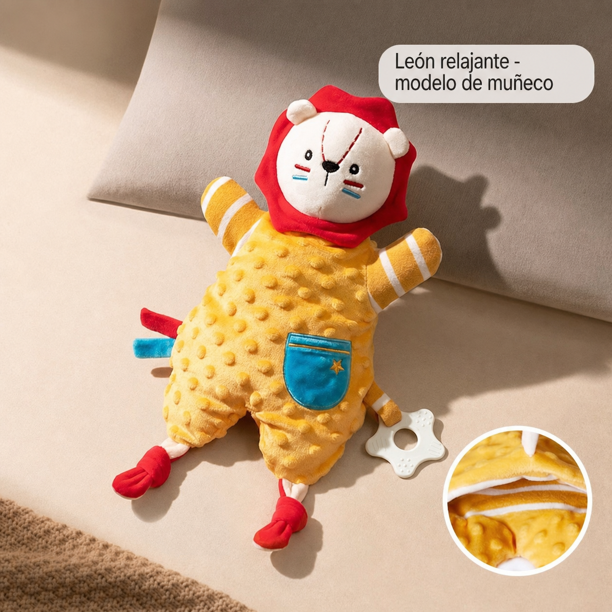 Muñeco de peluche calmante para bebé - 7