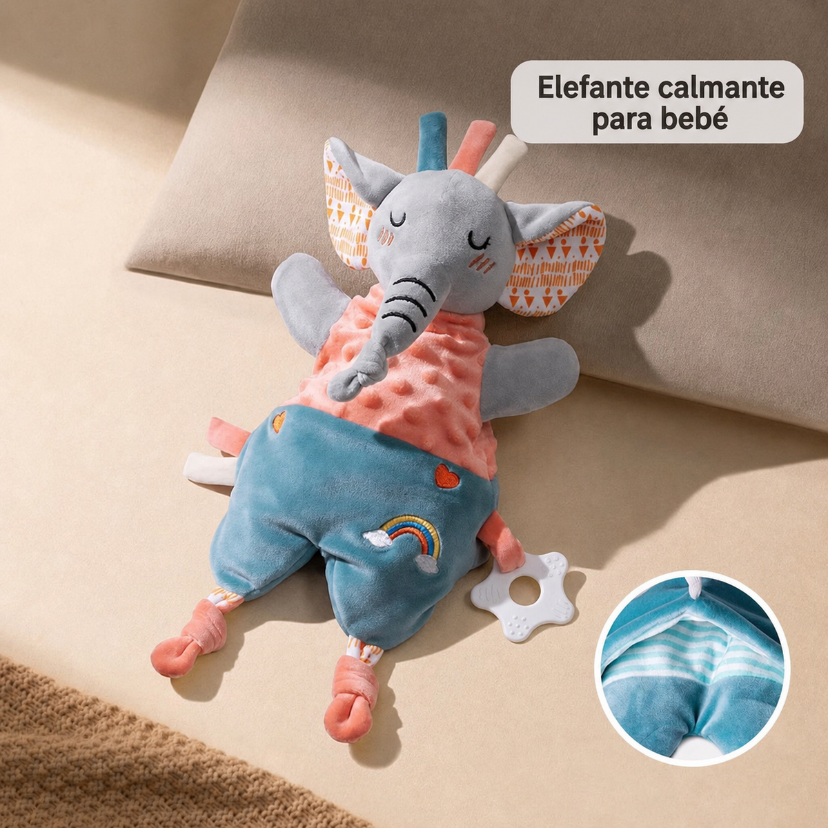 Muñeco de peluche calmante para bebé - 8