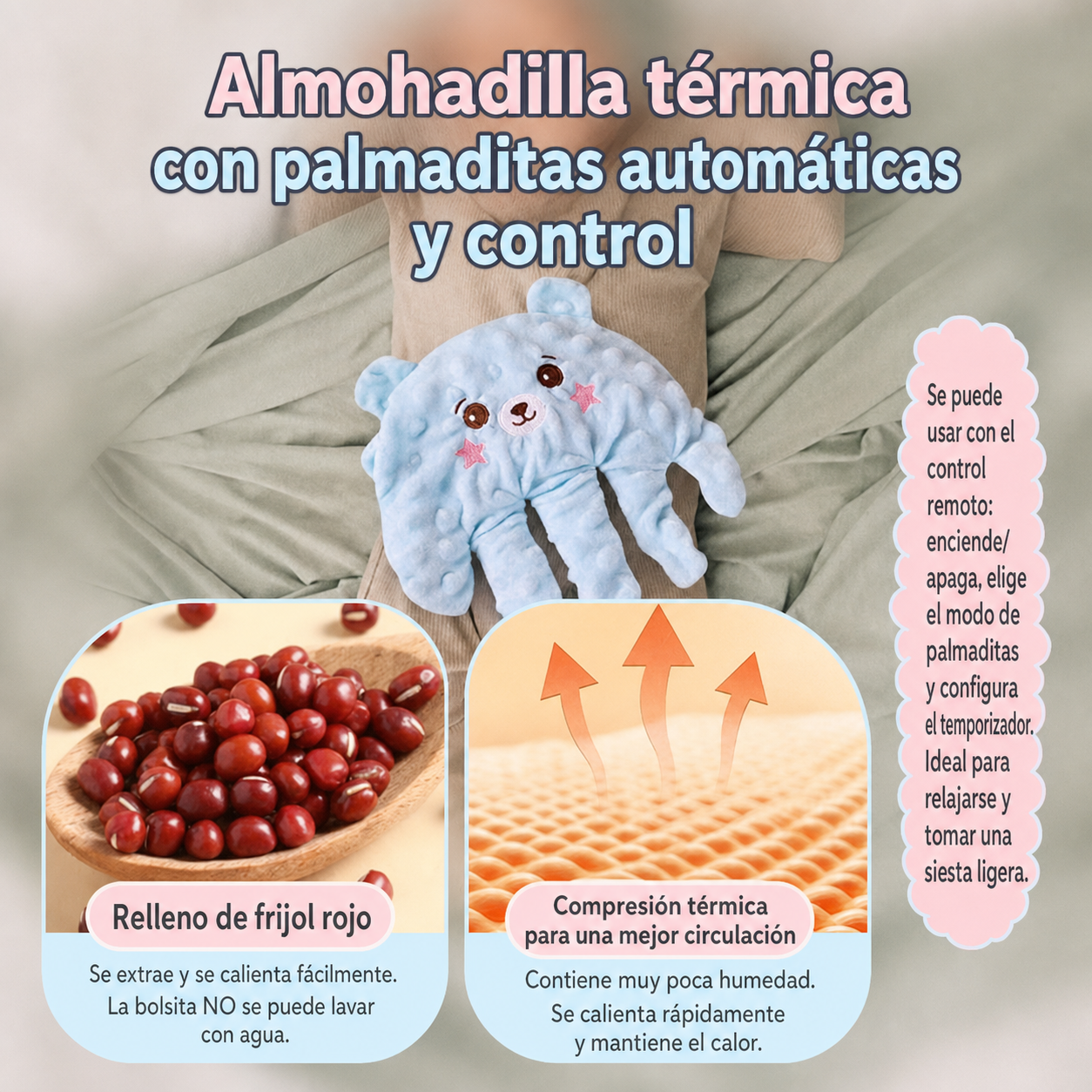 Peluche Bebé con Palmaditas Automáticas y Control - 10
