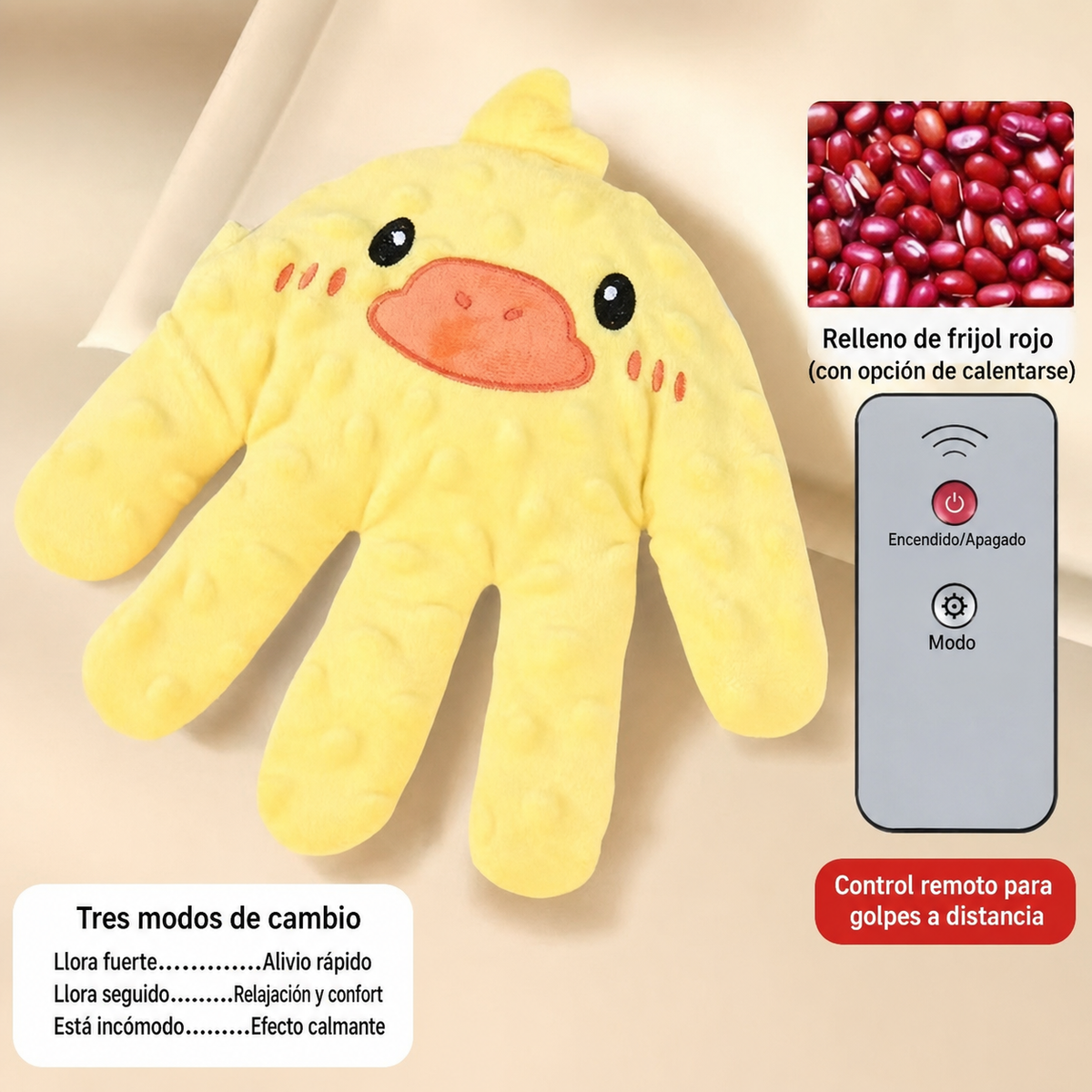 Peluche Bebé con Palmaditas Automáticas y Control - 7