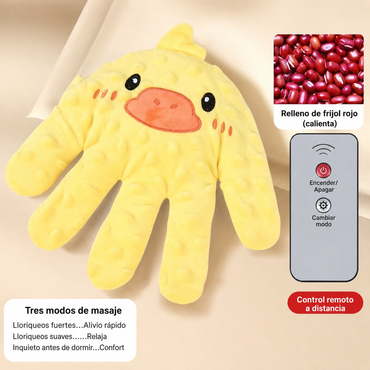 Peluche Bebé con Palmaditas Automáticas y Control