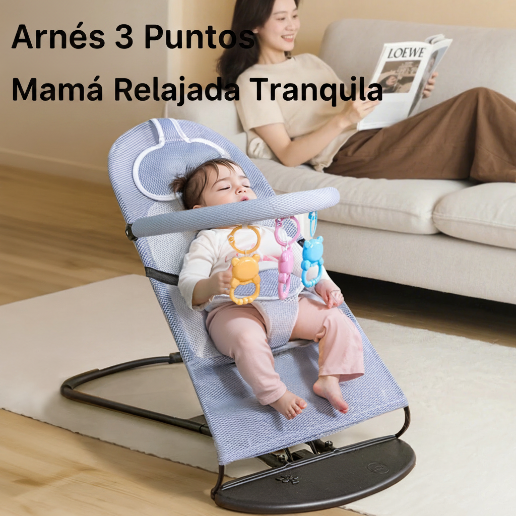 Mecedora Reclinable para Bebé con Cojín Cervical - 4