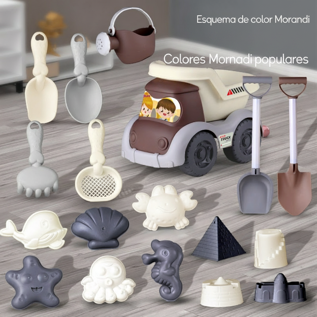 Set de Juguetes de Playa para Niños con Cubeta y Pala - 2