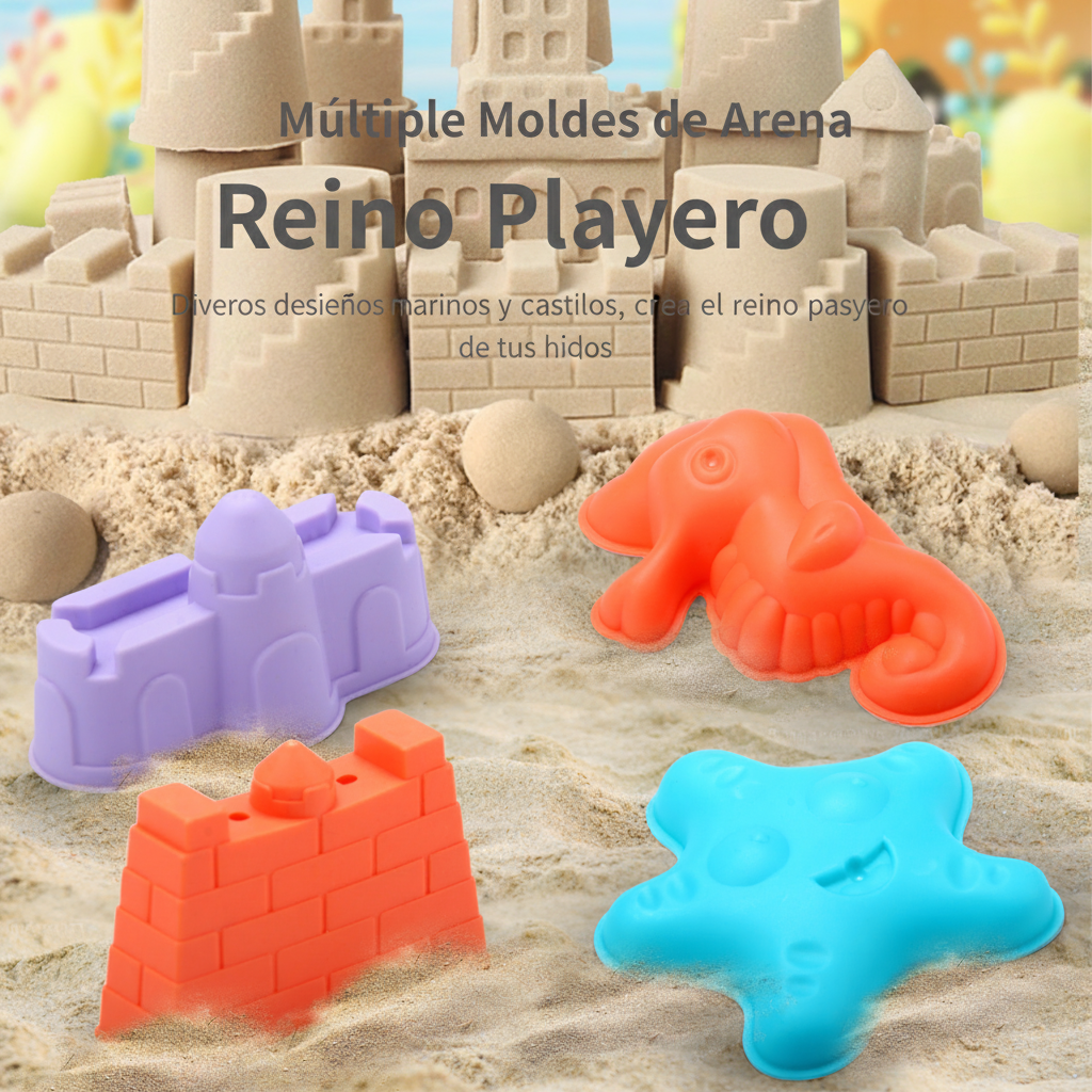 Set de Juguetes de Playa para Niños con Cubeta y Pala - 4