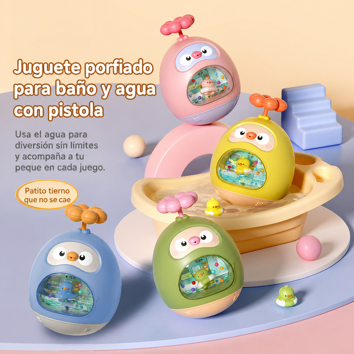 Patito Acuático con lanzador de Agua | 0-6 años - 4