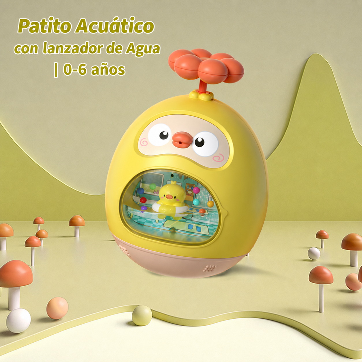 Patito Acuático con lanzador de Agua | 0-6 años