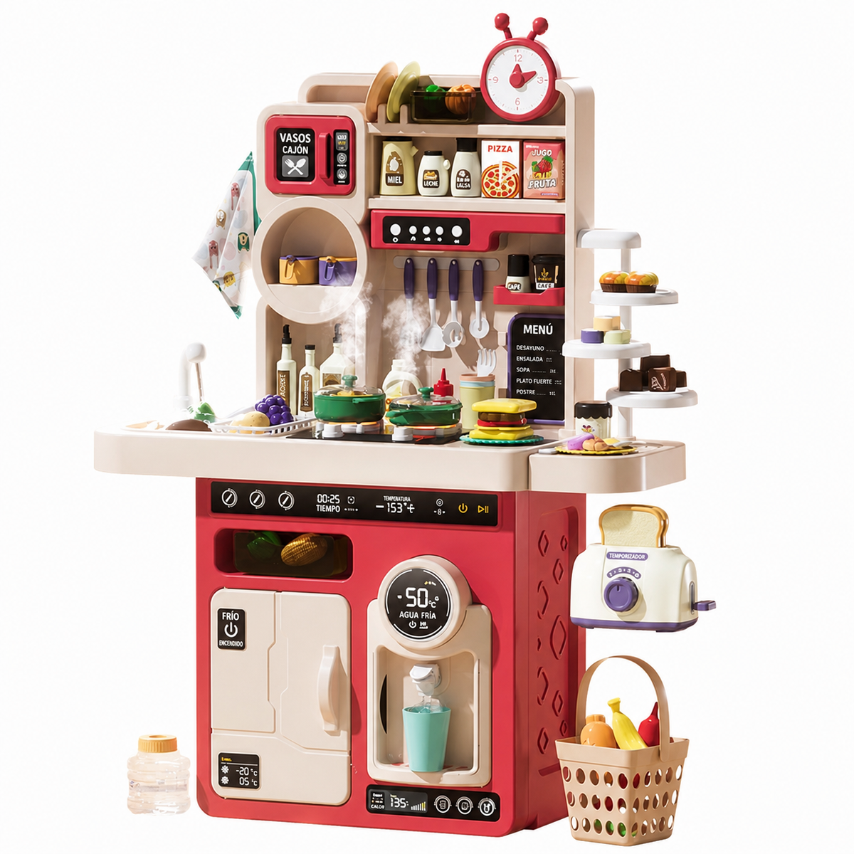 Cocina de Juguete Infantil con Sonido y Luz 82-110 pzas - 4