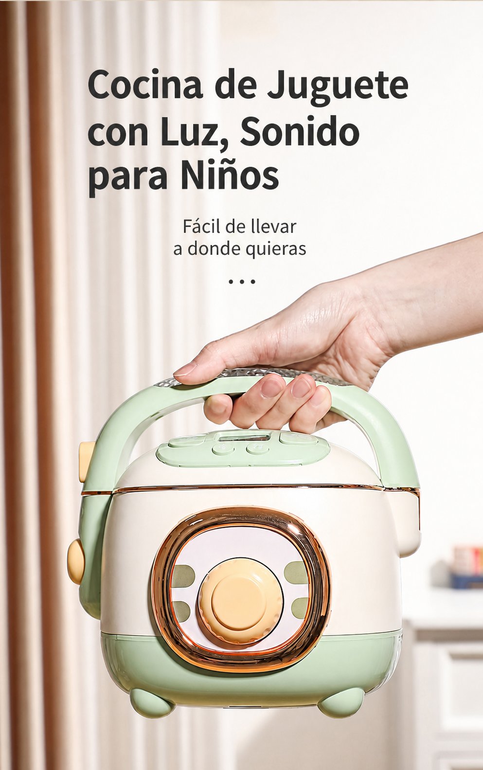 Cocina de Juguete con Luz, Sonido para Niños - 15