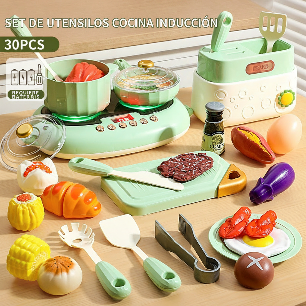 Cocina de Juguete con Luz, Sonido para Niños - 9