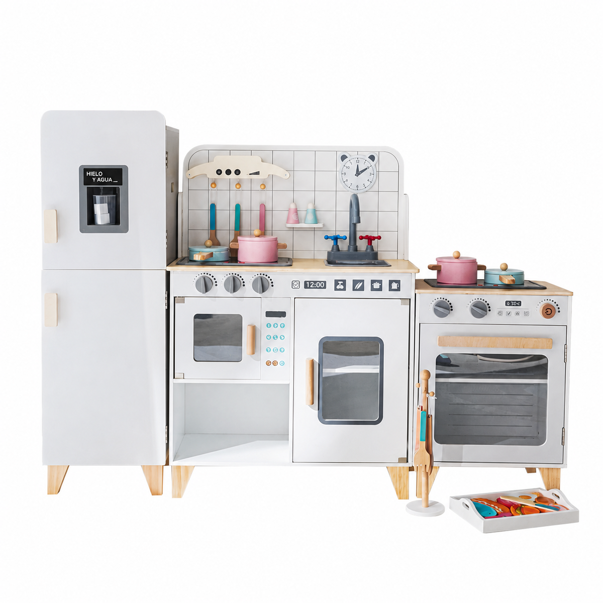 Cocina de Juguete de Madera con Luz y Sonido para Niños - 5