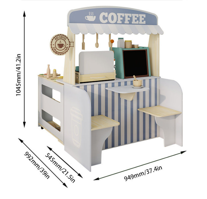 Cocina de Juguete de Madera con Luz y Sonido para Niños