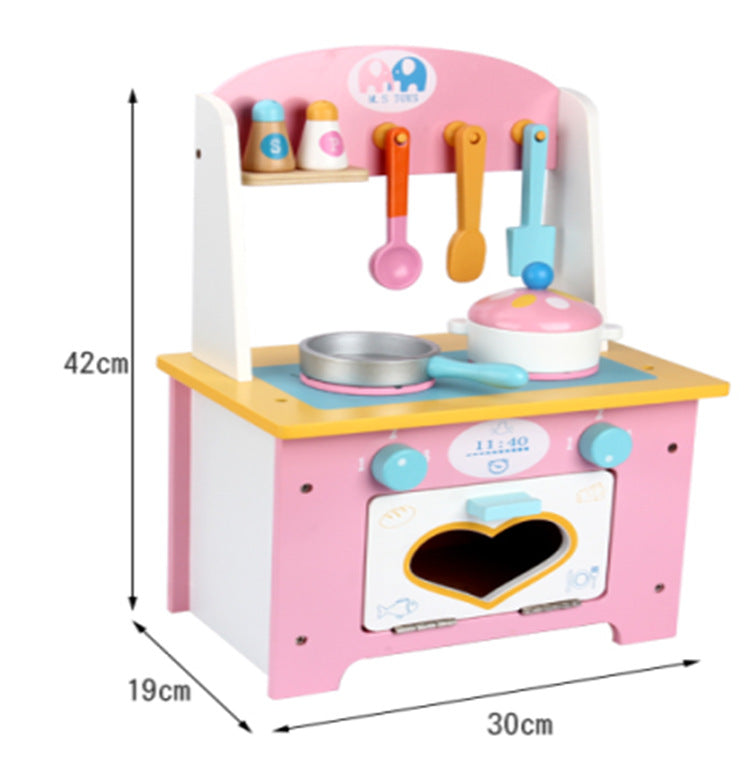 Cocina de Juguete de Madera con Luz y Sonido para Niños