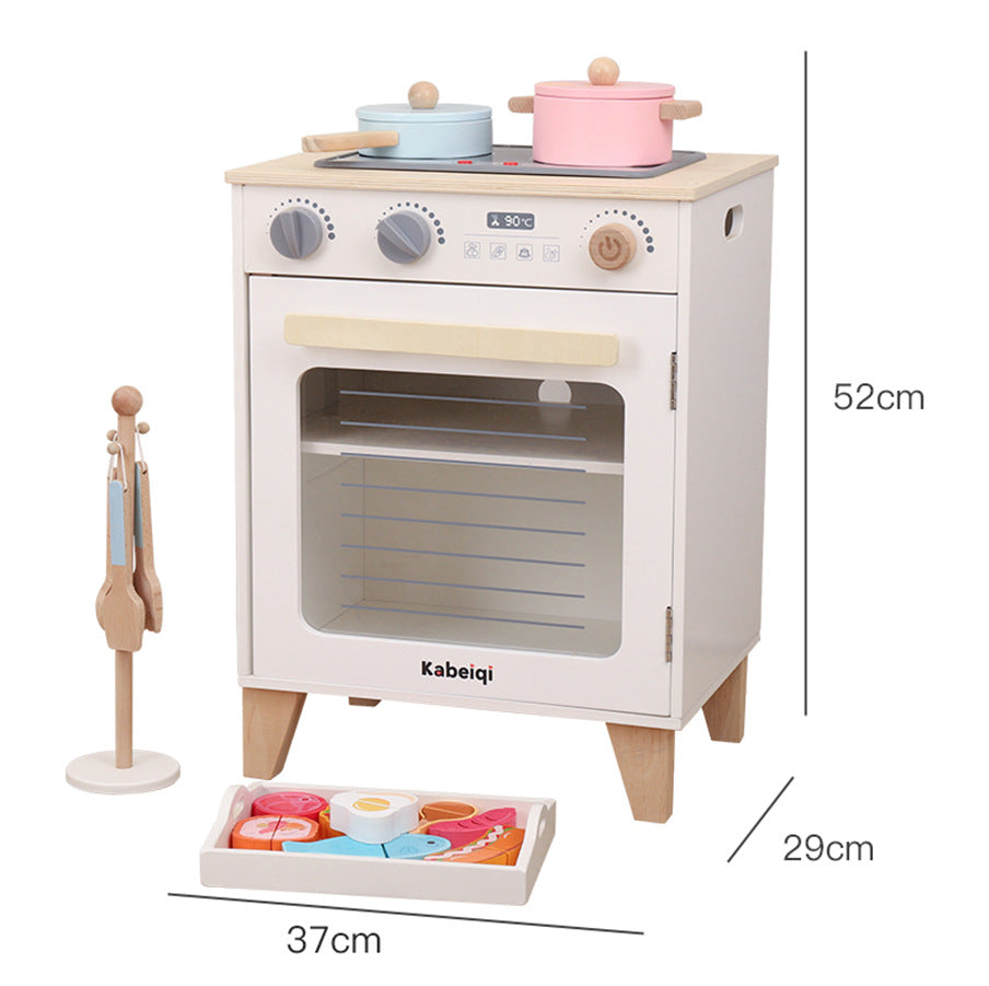 Cocina de Juguete de Madera con Luz y Sonido para Niños