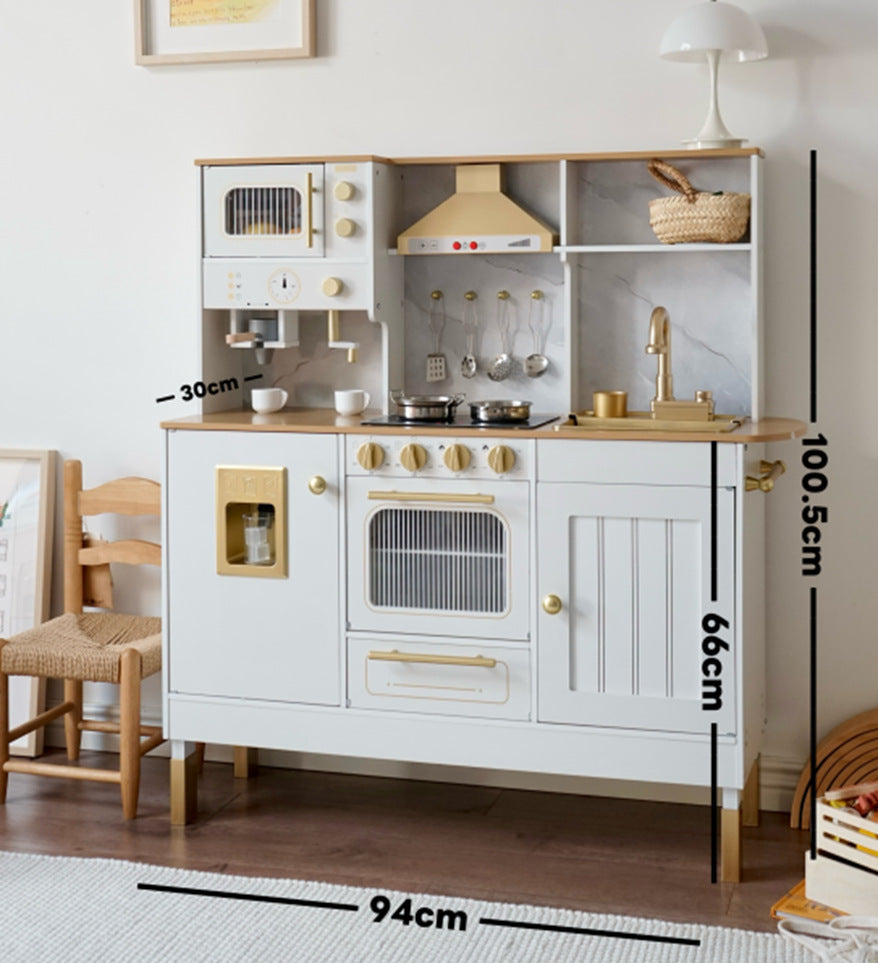 Cocina de Juguete de Madera con Luz y Sonido para Niños
