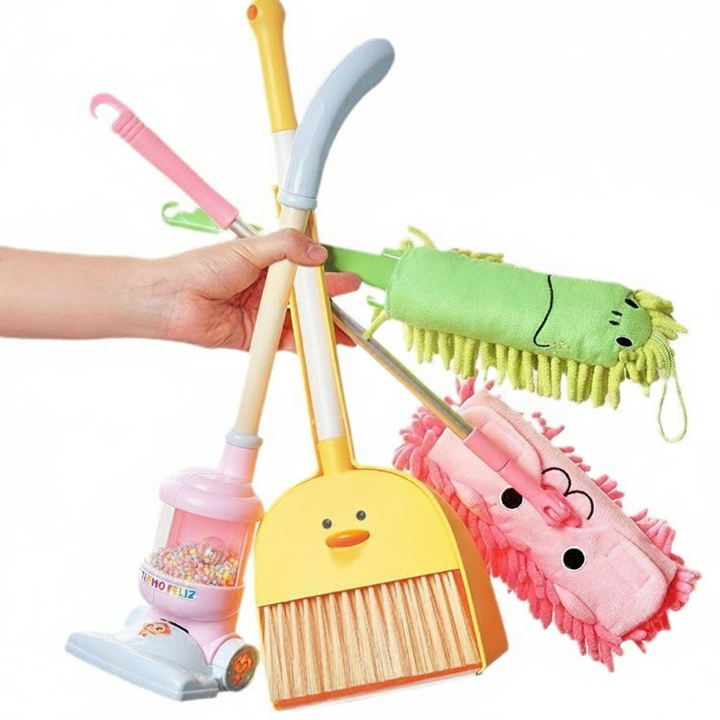 Set de Limpieza de Juguete Patito para Niñas 4-6 años - 5